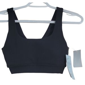 Zella Women's Sports Bra XS Black Medium Support Live In Yoga Moisture Wicking